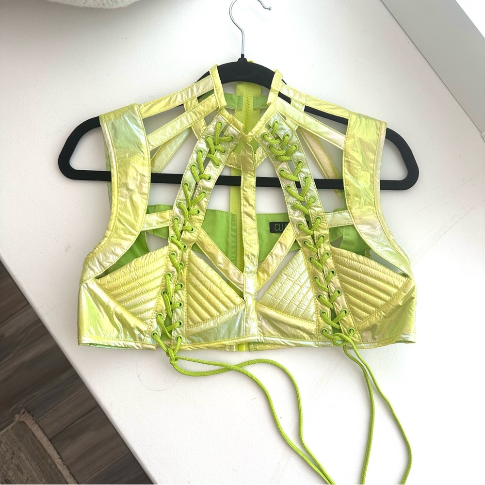 Club Exx Rude Awakening Top - perfect for Rave, Nightclub, Festival - Medium